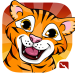 Baby Tiger Tigs - Little Jungle Zoo Pet Cub Tap and Bounce Story Pro