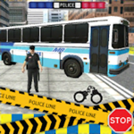 Police City Bus Staff Duty Simulator 2016 3D - London Anicent City Police Department Pick & Drop